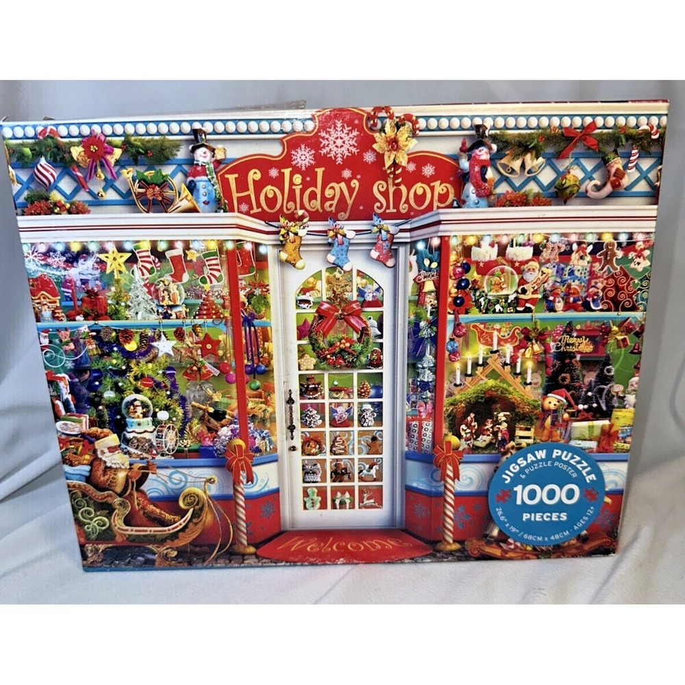 NEW Ceaco Eduard HOLIDAY SHOP 2022 1000 Piece Puzzle Christmas Sealed